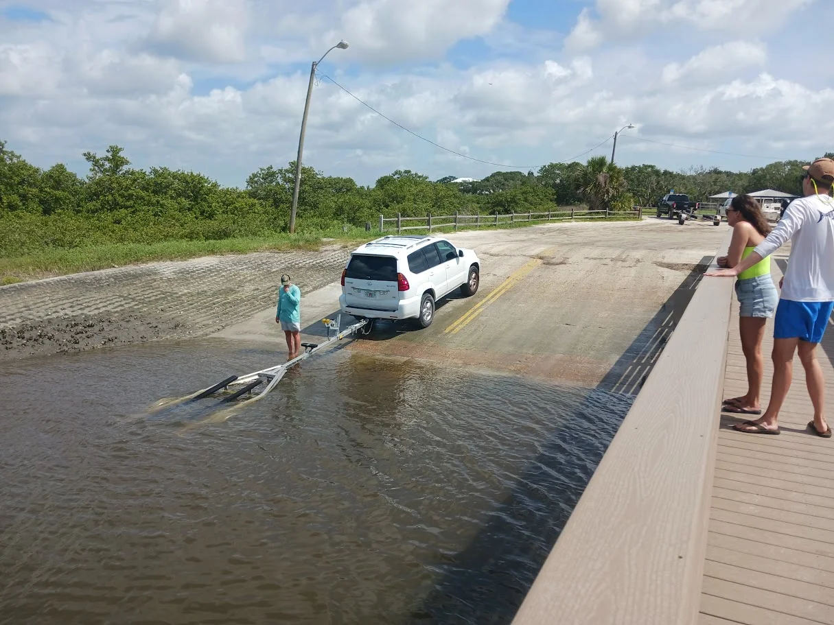 boat ramp along matanzas river, st augustine